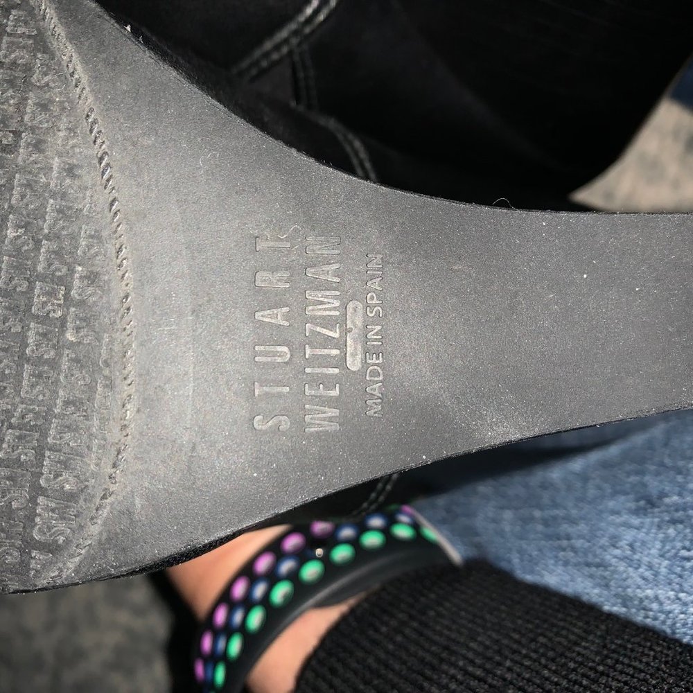 Stuart Weitzman Booties Size 7m Made In Spain! Euc - image 4